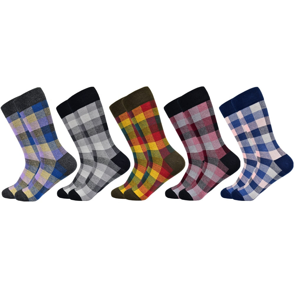 Men's Socks Casual Business Dress High Quality Cotton Socks