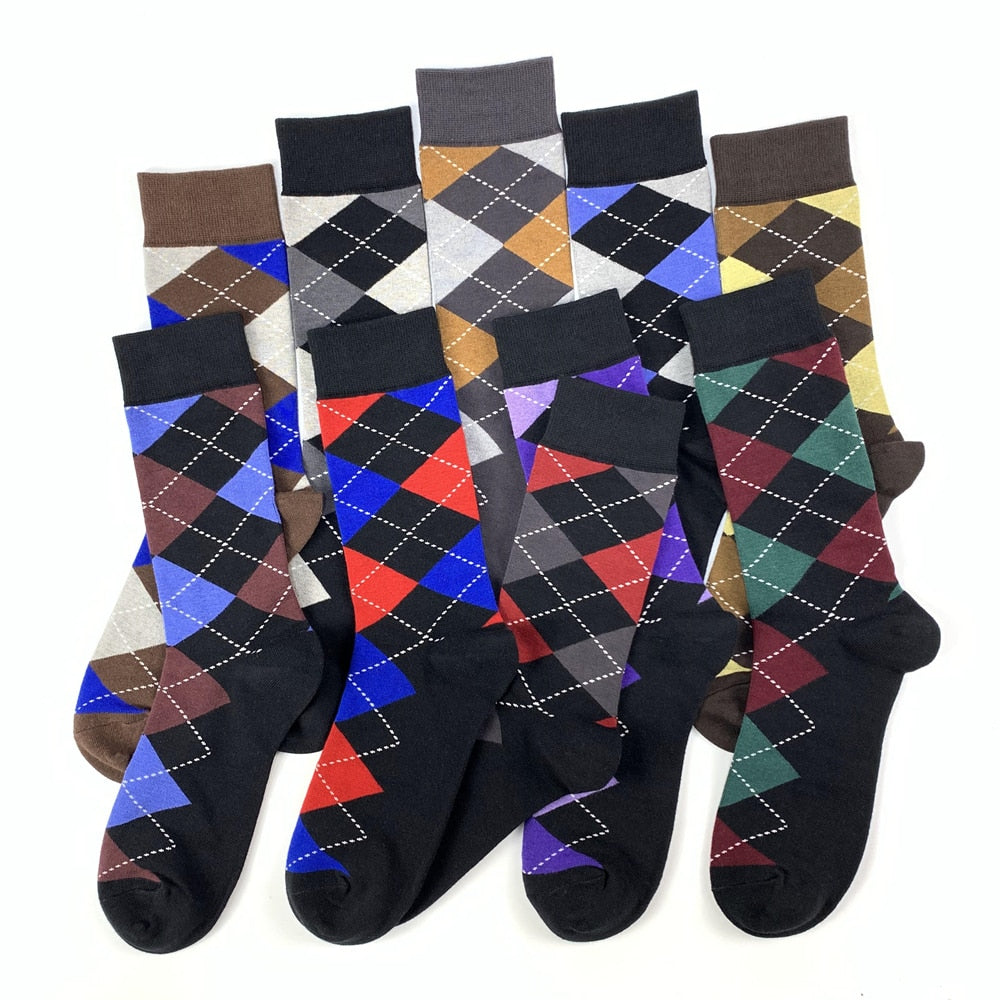 Brand Men's Soft and breathable High-Quality Cotton Socks