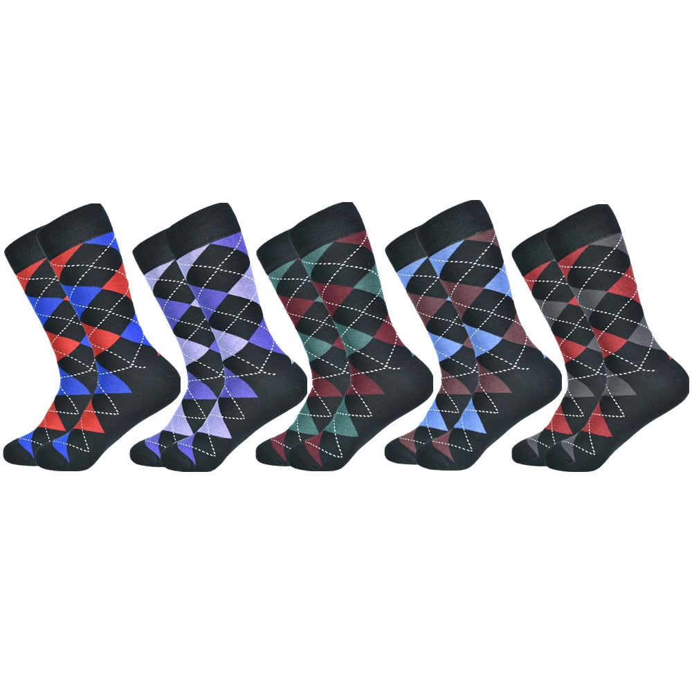 Brand Men's Soft and breathable High-Quality Cotton Socks