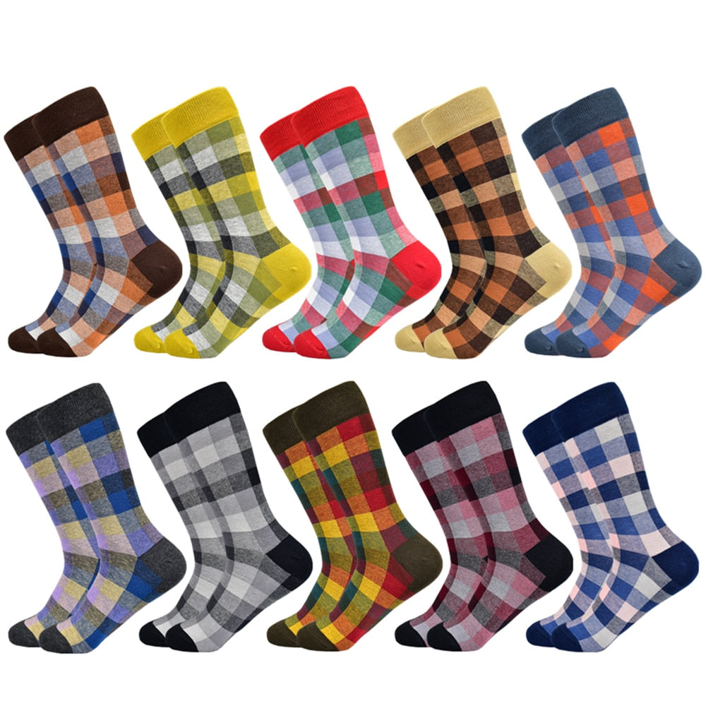 Men's Socks Casual Business Dress High Quality Cotton Socks