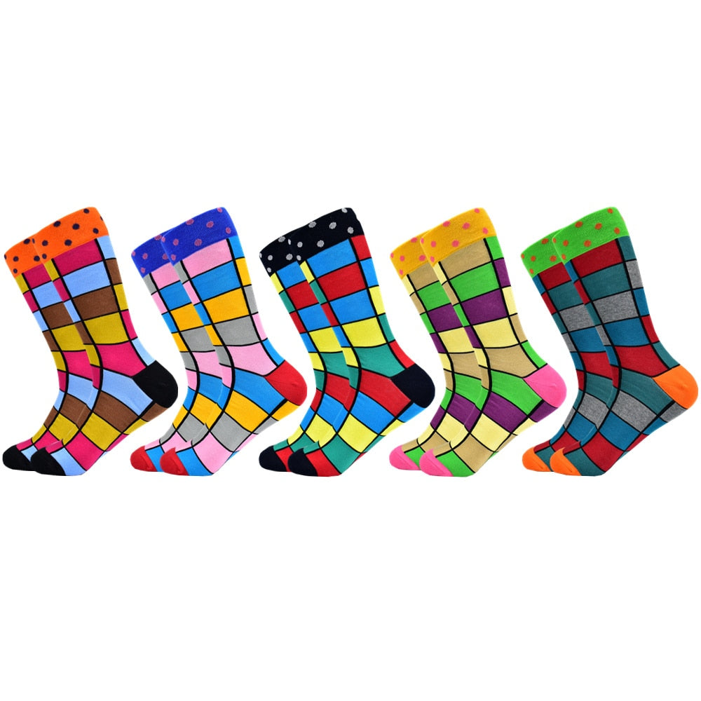 Men's Socks Casual Business Dress High Quality Cotton Socks