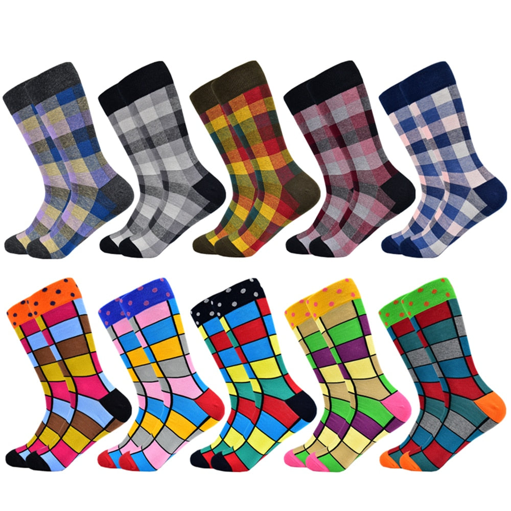 Men's Socks Casual Business Dress High Quality Cotton Socks