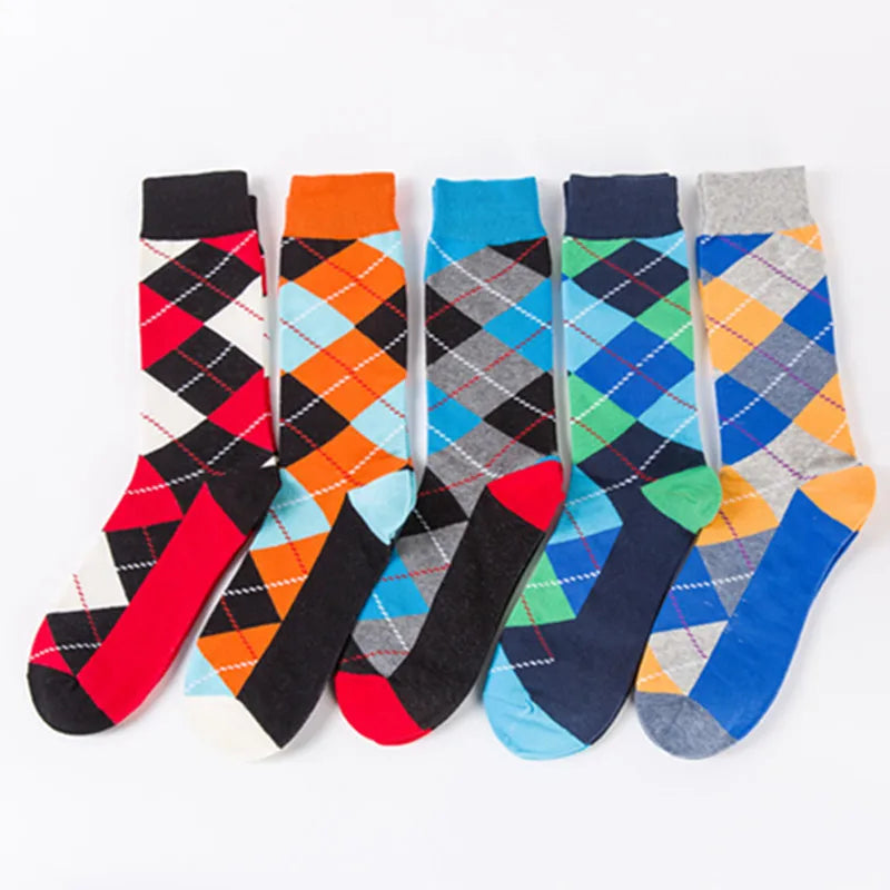 Men's Business Casual Cotton Socks (5 pairs)