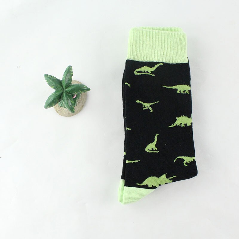 1 Pair Fashion Hip Hop Cartoon Men Socks Cartoon Fruit Personality Breathable