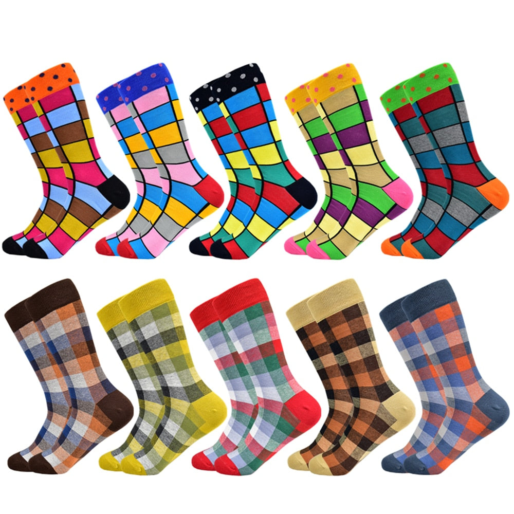 Men's Socks Casual Business Dress High Quality Cotton Socks