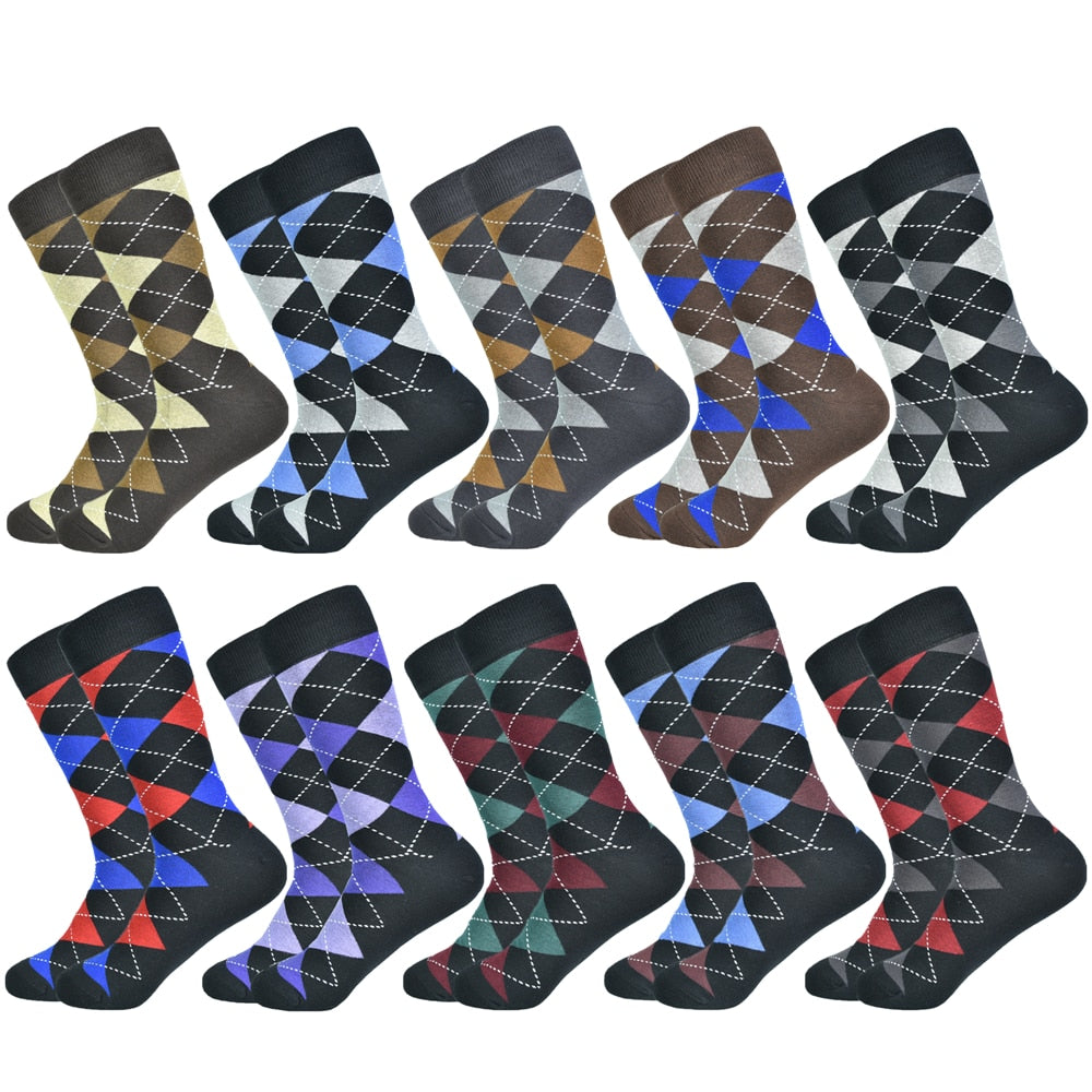 Brand Men's Soft and breathable High-Quality Cotton Socks