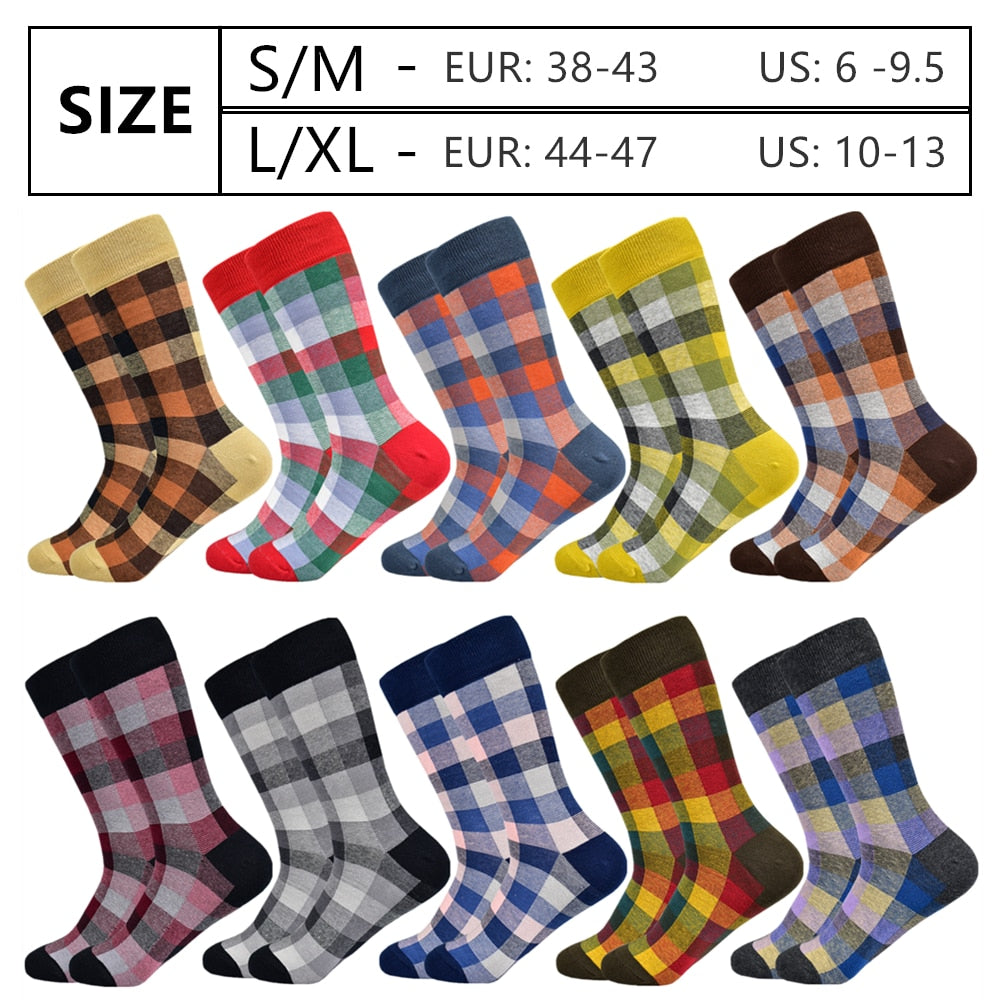 Men's Socks Casual Business Dress High Quality Cotton Socks