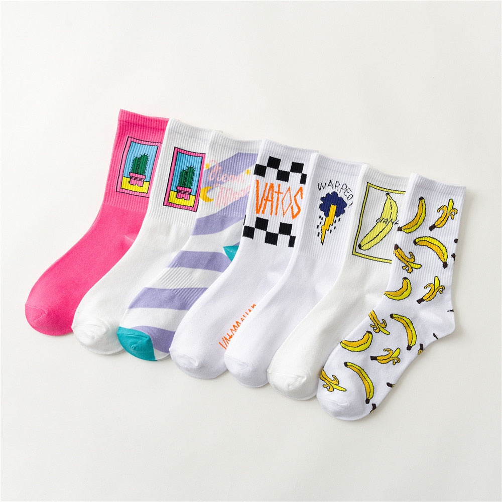 Too Creative Unisex Women Men Casual Socks Daily Funny Words