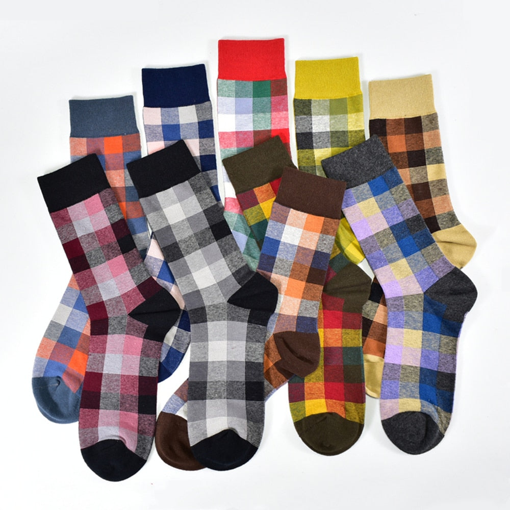 Men's Socks Casual Business Dress High Quality Cotton Socks